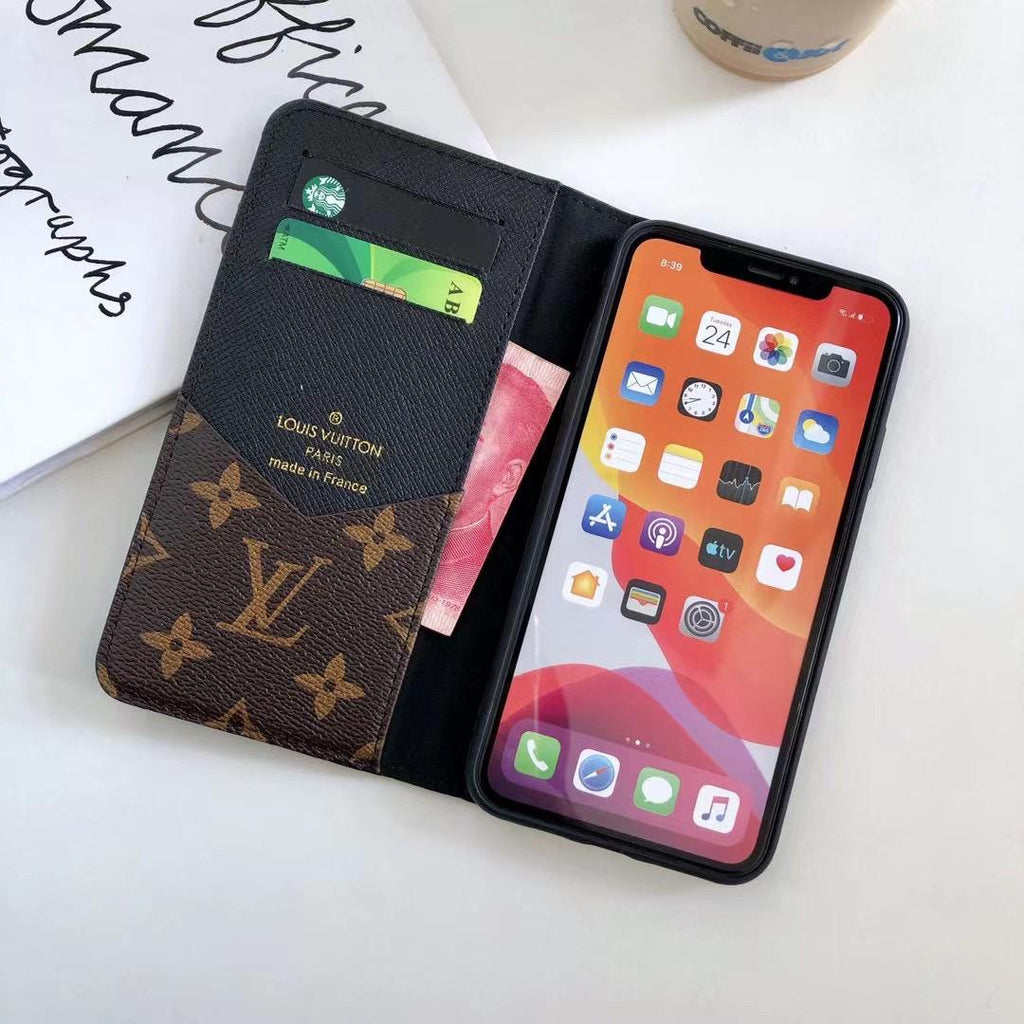 Lv Iphone 16 Case 15 14 13 12 Pro Max Plus Series Wallet