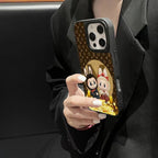 Labubu Phone Case Lv Collaboration For 13-16 Pro Max