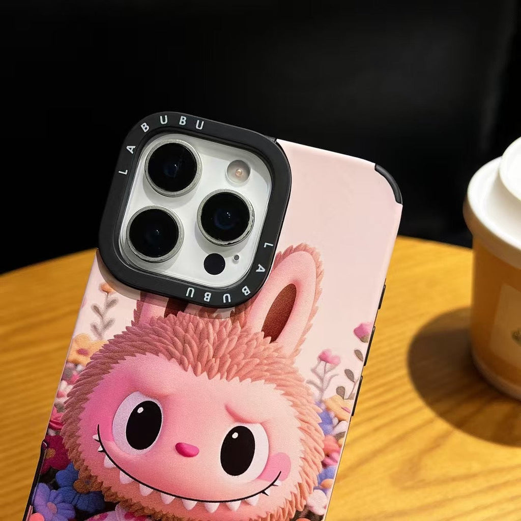 Labubu Monster Hand Strap Iphone Case Magsafe For 12-16 Pro Max Plus