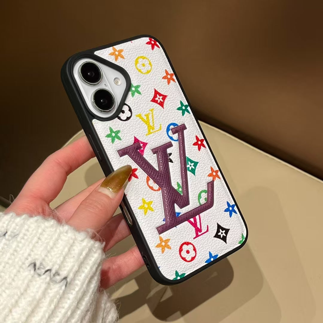 Stylish Louis Vuitton Phone Cover Logo Initial For Iphone 13-16 Pro Max
