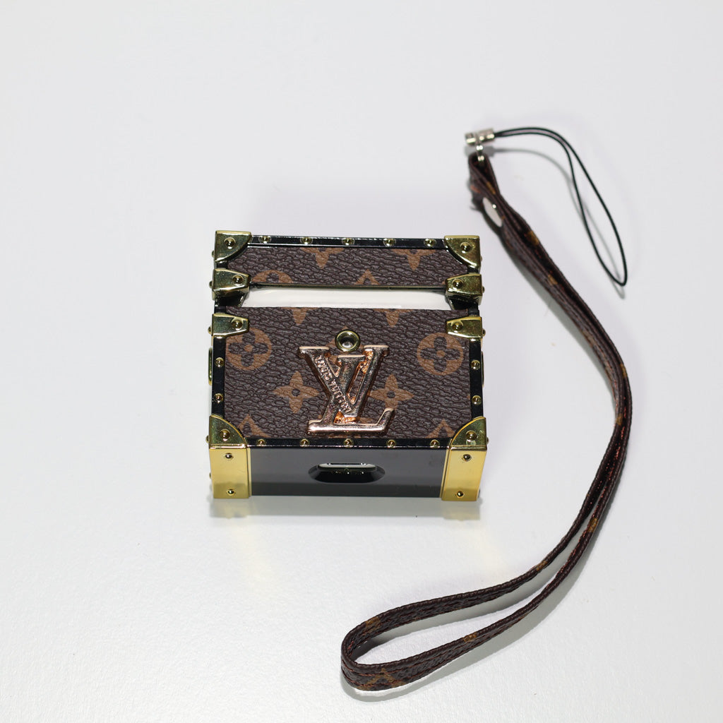 Lv Trunk Airpods Case For 2Nd / 3Rd / Pro / Pro 2 / Generation