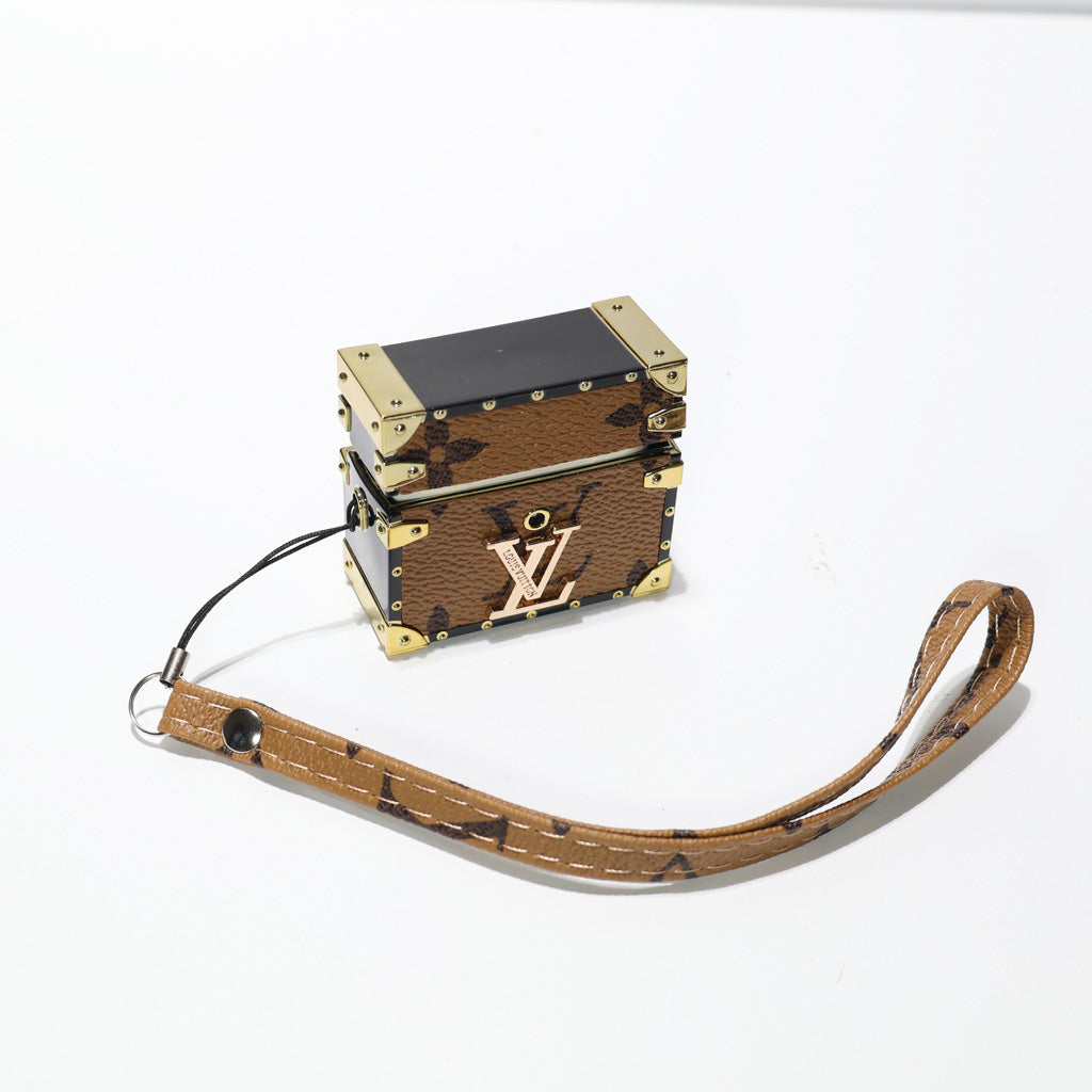 Lv Trunk Airpods Case For 2Nd / 3Rd / Pro / Pro 2 / Generation