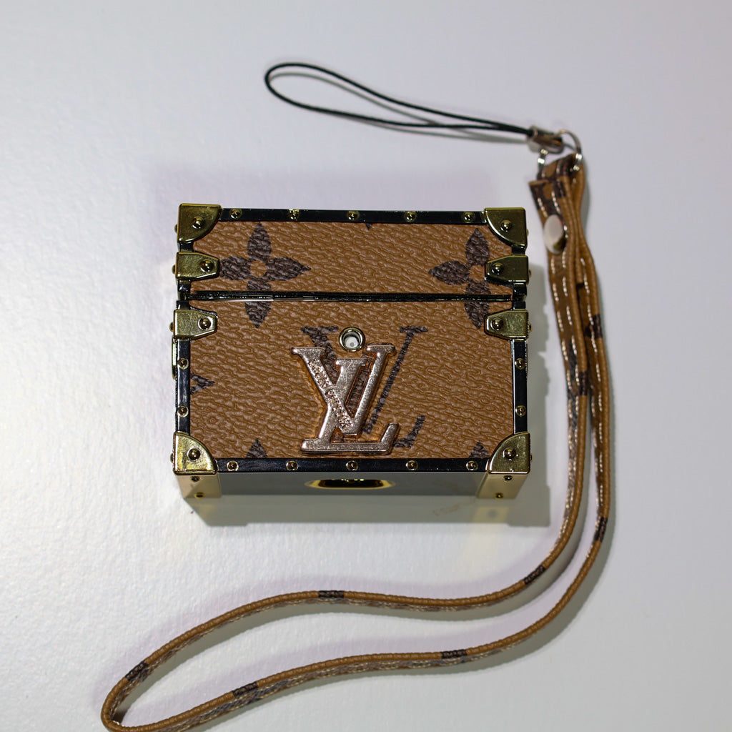 Lv Trunk Airpods Case For 2Nd / 3Rd / Pro / Pro 2 / Generation