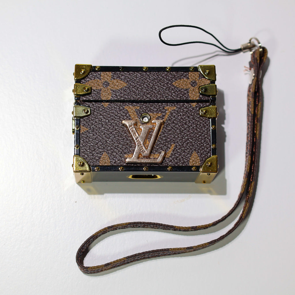 Lv Trunk Airpods Case For 2Nd / 3Rd / Pro / Pro 2 / Generation