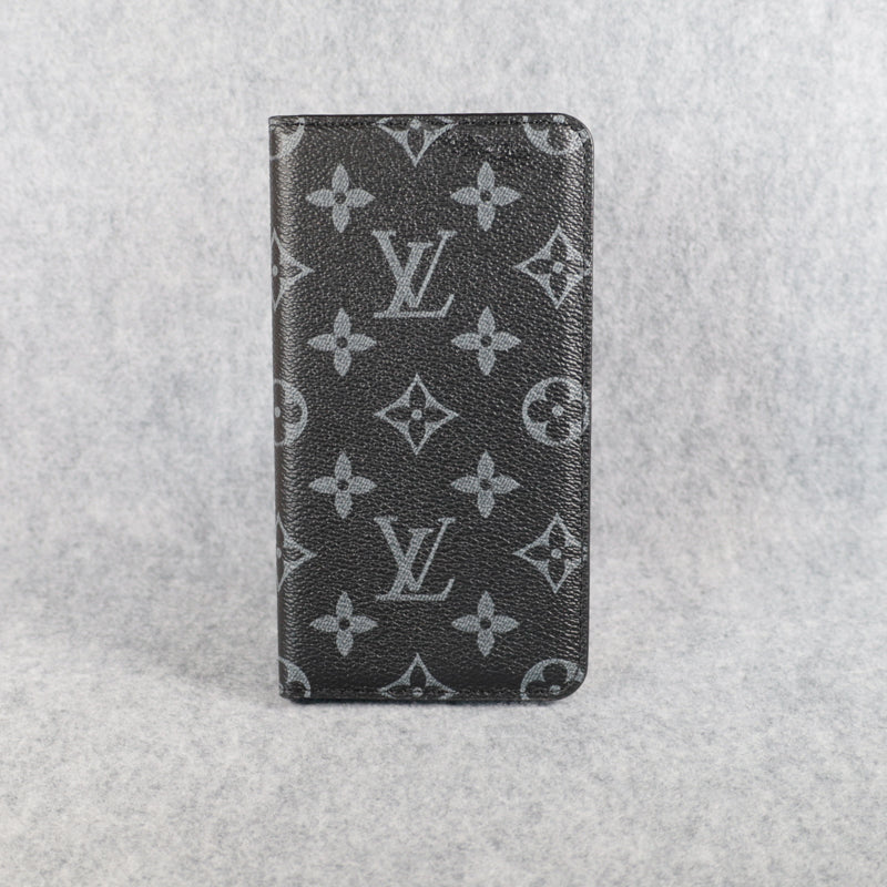 Louis Vuitton Wallet Phone Case For Iphone 11 12 13 14 15 16 Pro Max Plus Black Monogram
