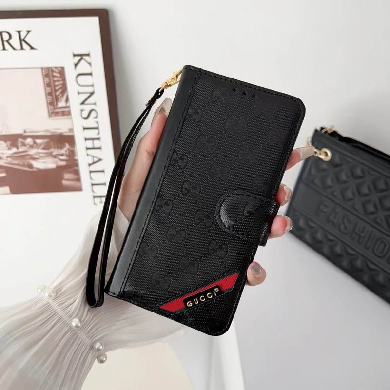 Fashion Designer Iphone Wallet Case Card Holder Kickstand For 12 13 14 15 16 Pro Max Plus Series
