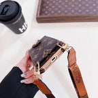 Luxury Crossbody Phone Case Card Holder Iphone 12 13 14 15 16 Pro Max