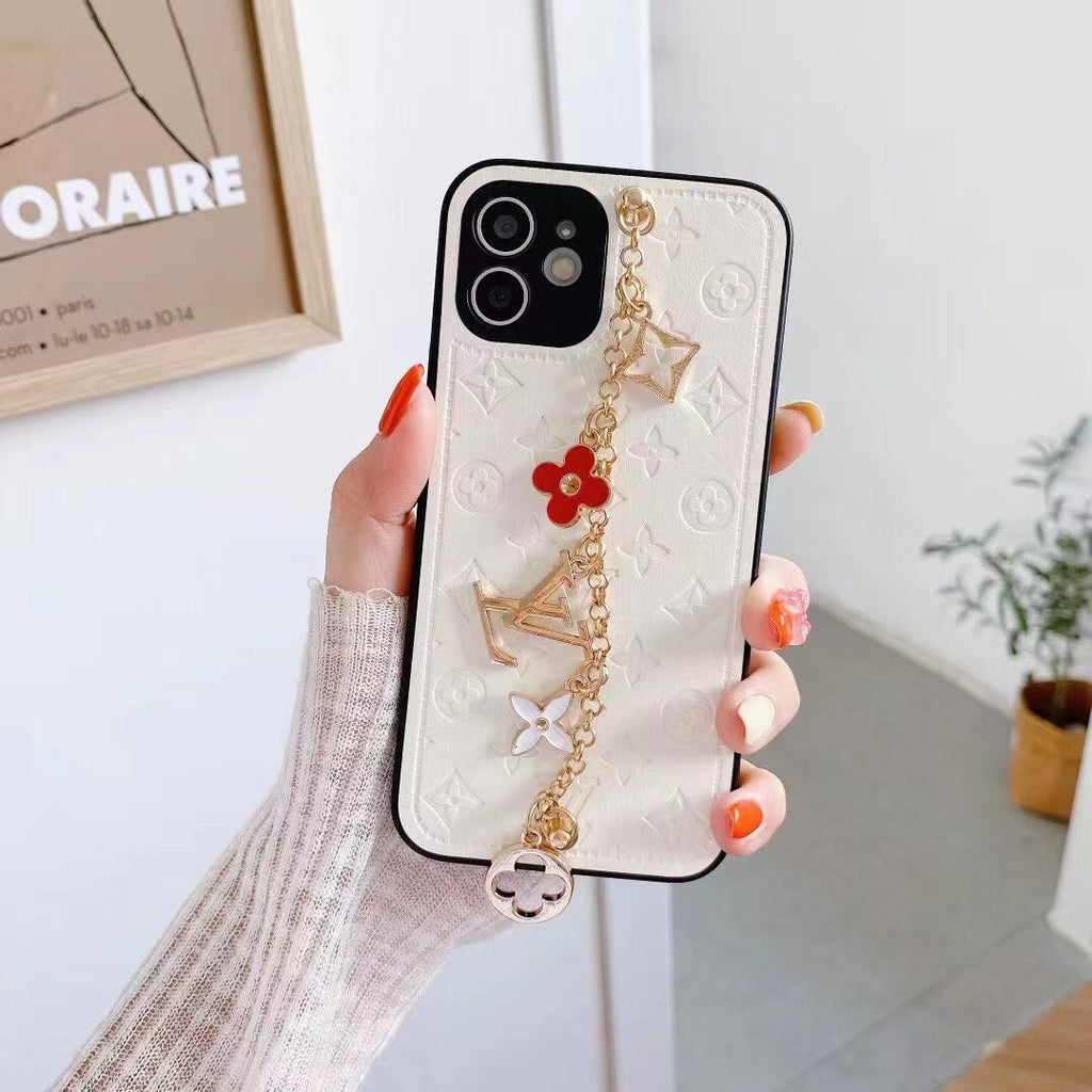 Lv Luxury Phone Case Ornament Decoration For Iphone 11 12 13 14 15 16 Pro Max Plus