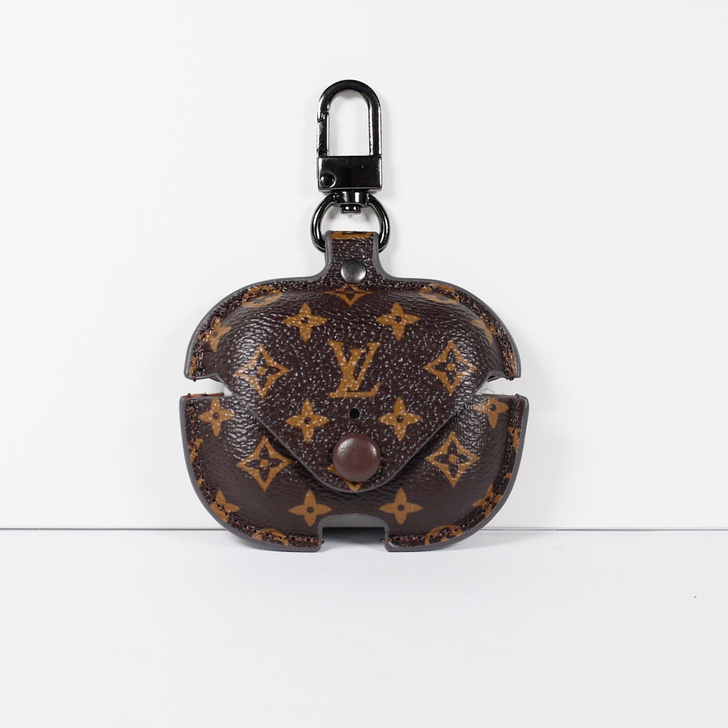 Designer Airpods 1-2-Pro Case Brown Monogram