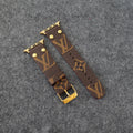 Designer Luxury Lv Band Apple Watch Series Brown Monogram