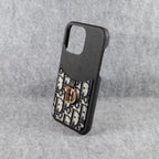 Christian Dior Phone Case Card Holder For Iphone 12 13 14 15 Pro Max