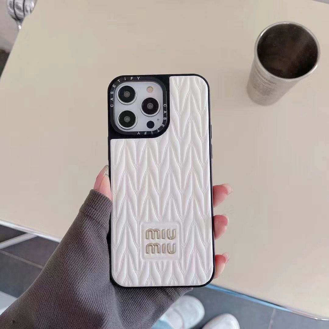 Miu Miu Case For Iphone 13 -17 Pro Max Plus
