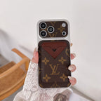 Magnet Card Holder Lv Phone Case For Iphone 13-17 / Pro / Pro Max / Plus / Air