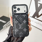 Magnet Card Holder Lv Iphone Case For 13-17 / Pro / Pro Max
