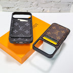 Lv Magsafe Phone Case With Magnet Card Holder For Iphone 17 Series