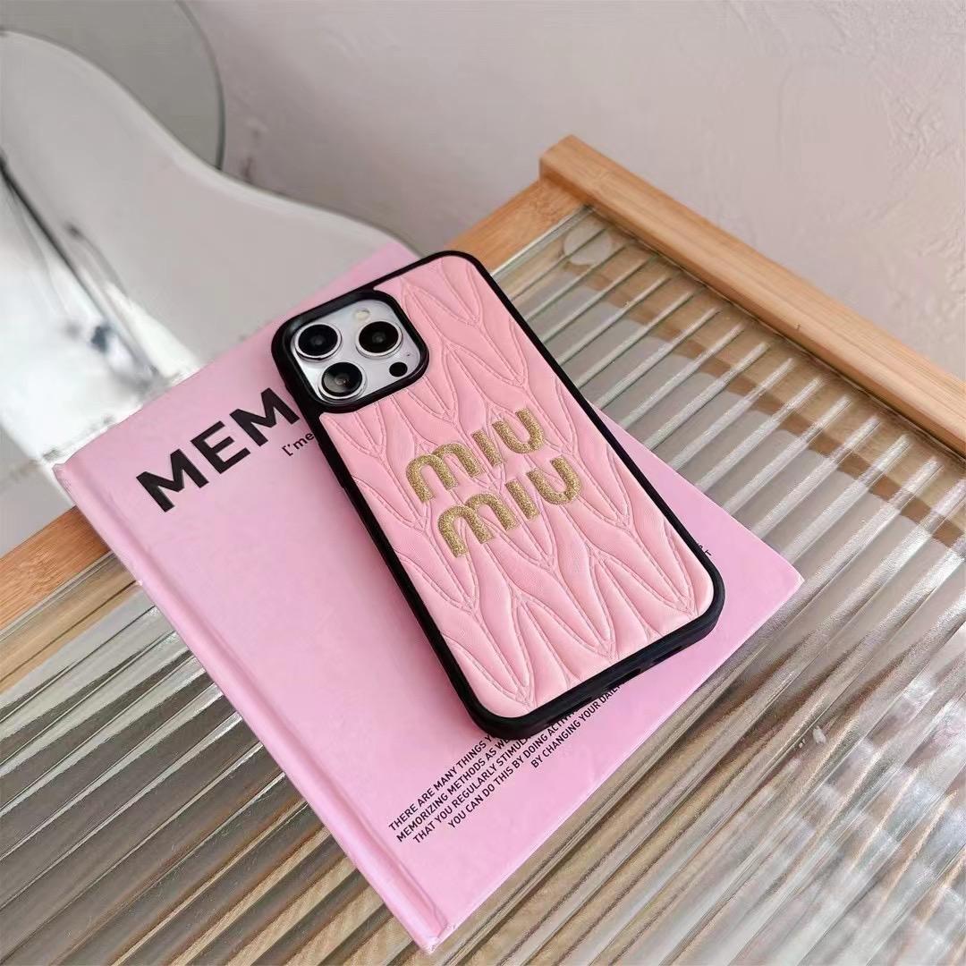Miu Miu Iphone Case For 13 14 1 5 16 17 Pro Max Plus Series