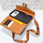 Brown Monogram Trifold Lv Iphone Wallet For 17 Series