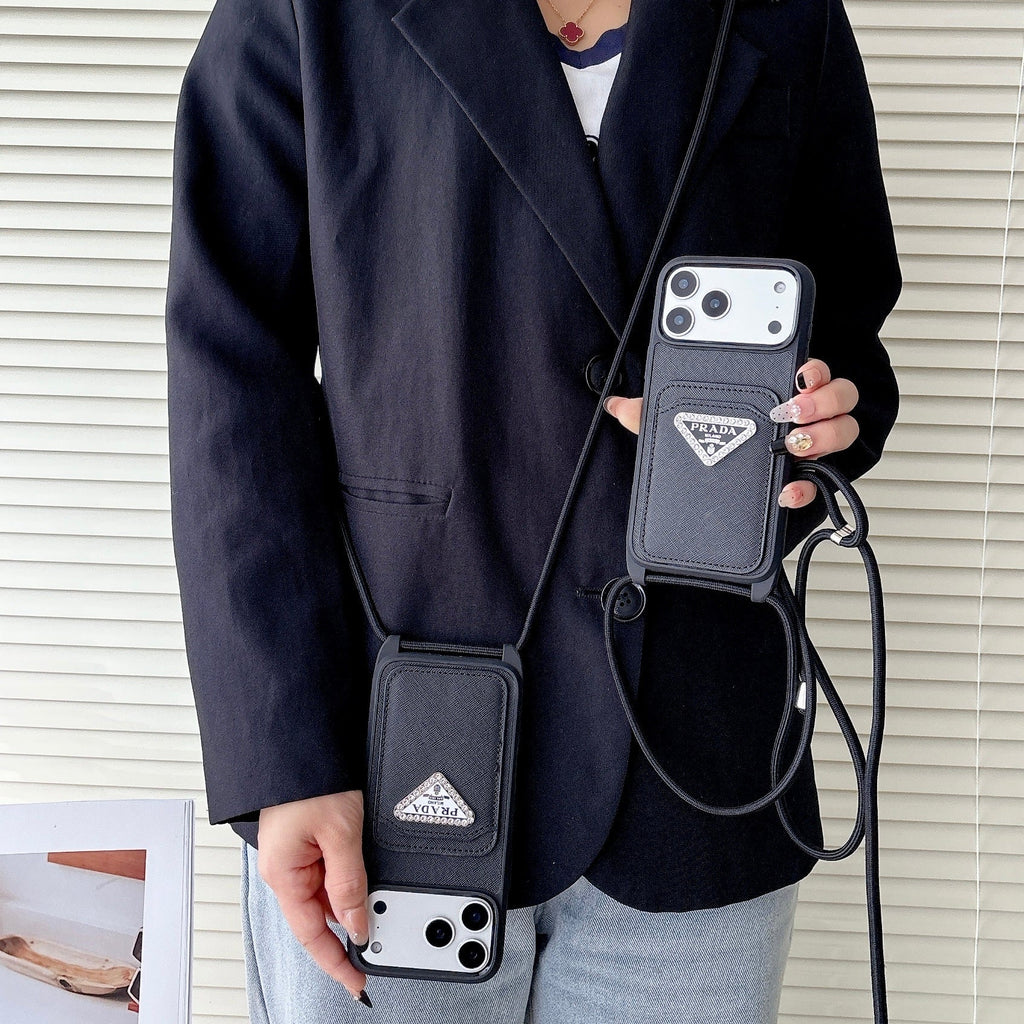 Prada Crossbody Phone Case Iphone 12-17 / Pro / Pro Max / Plus / Air