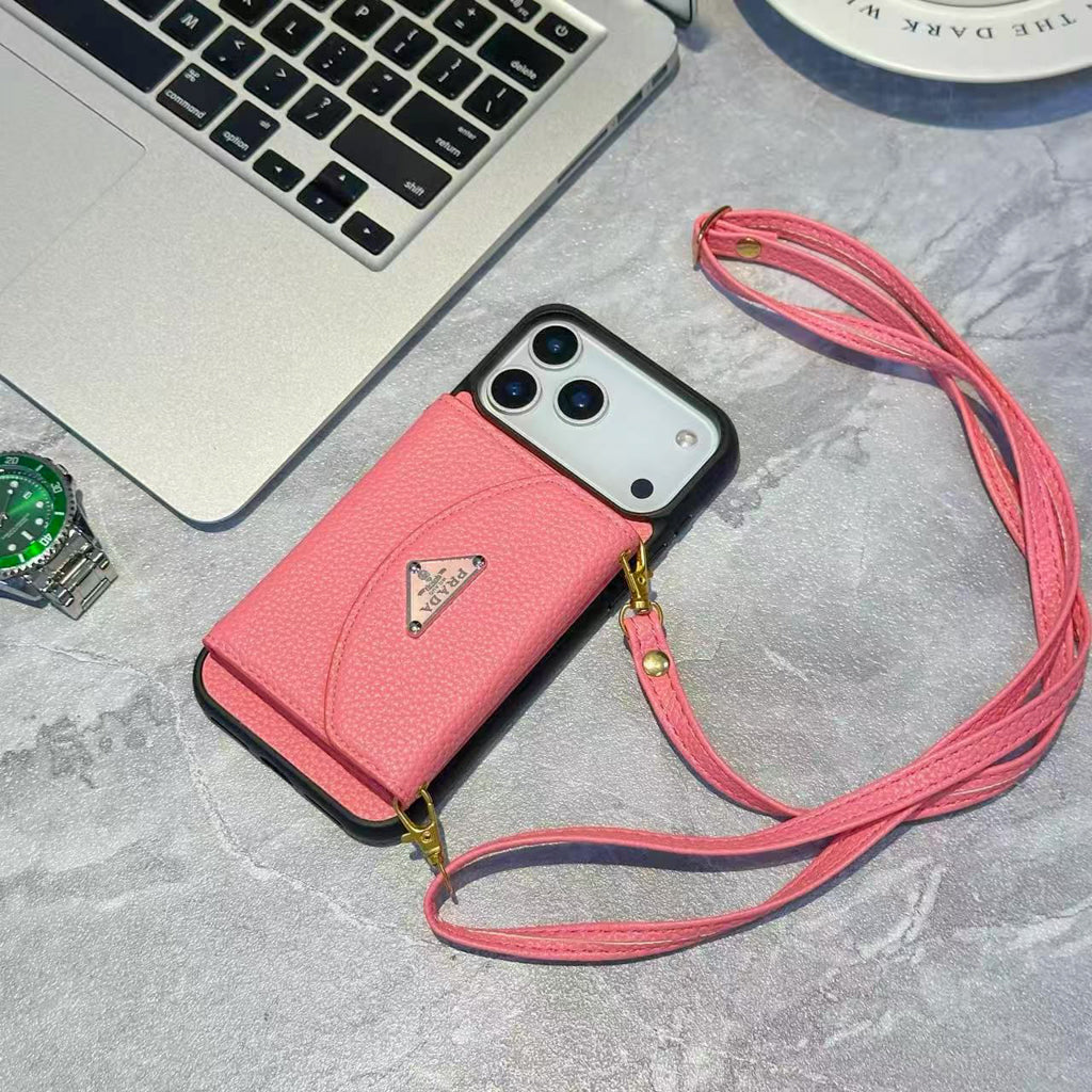 Pr Crossbody Wallet Phone Case Iphone 12-17/ Pro / Pro Max / Plus / Air