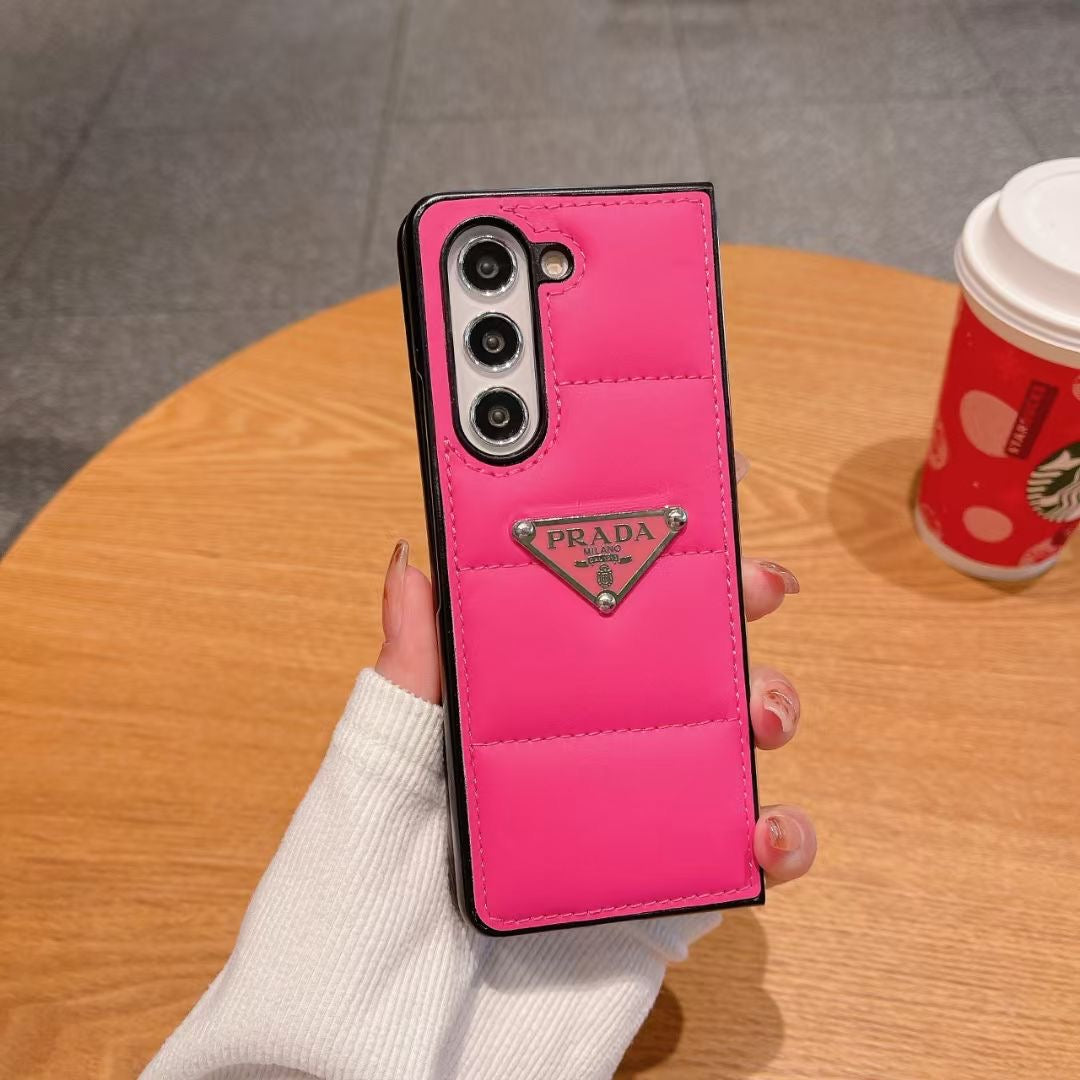 Prada Phone Case Samsung Galaxy Z Fold 3 4 5 6 Puffer