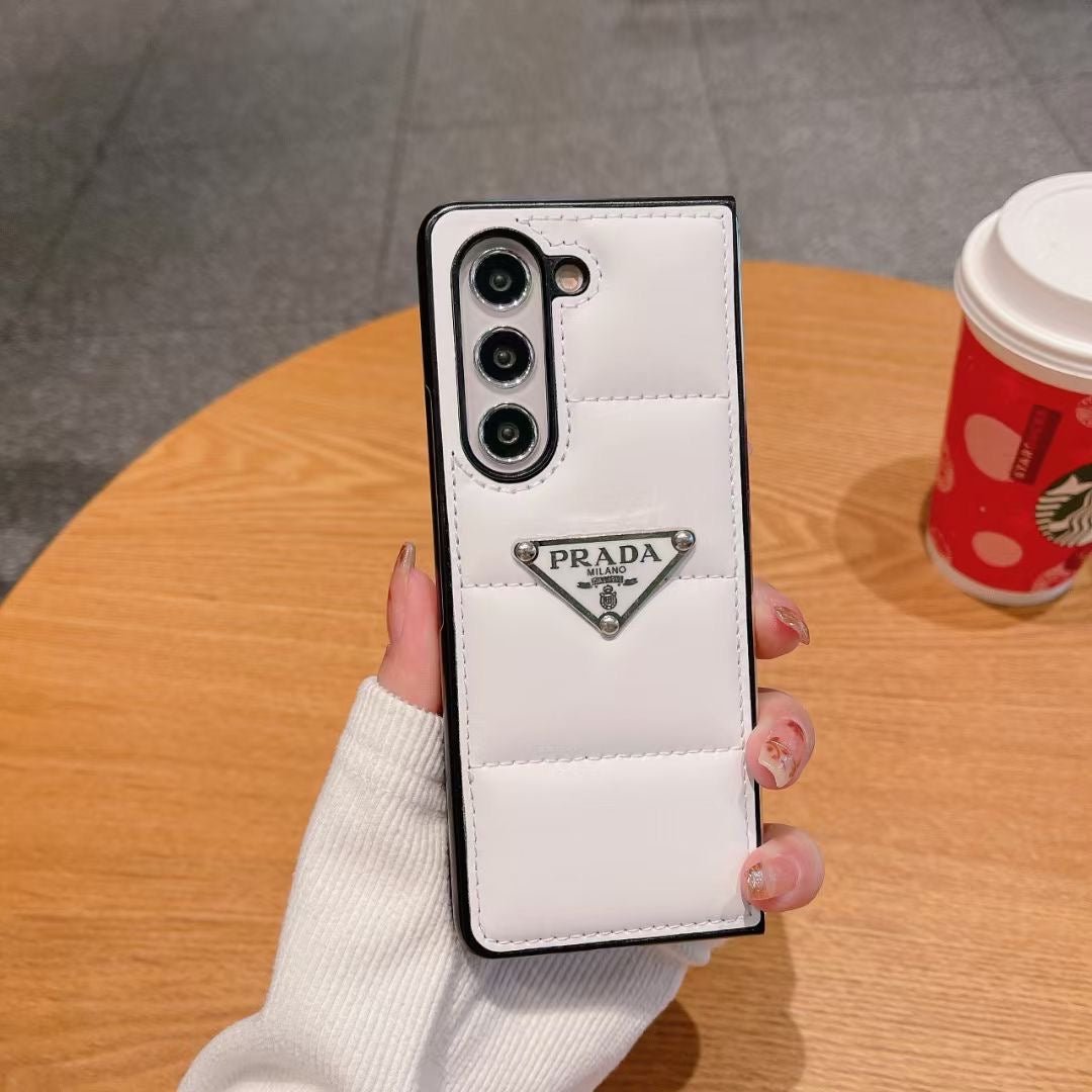 Prada Phone Case Samsung Galaxy Z Fold 3 4 5 6 Puffer