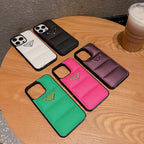 Prada Puffer Phone Case For Iphone 11 12 13 14 15 16 Pro Max Plus
