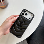 Sl Iphone Case Plain Leather For 13-17 / Pro / Pro Max