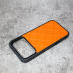 Stamped Leather H Iphone Case For 17 Series