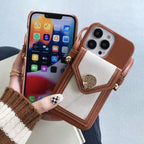 Tb Crossbody Phone Case Card Holder For Iphone Series