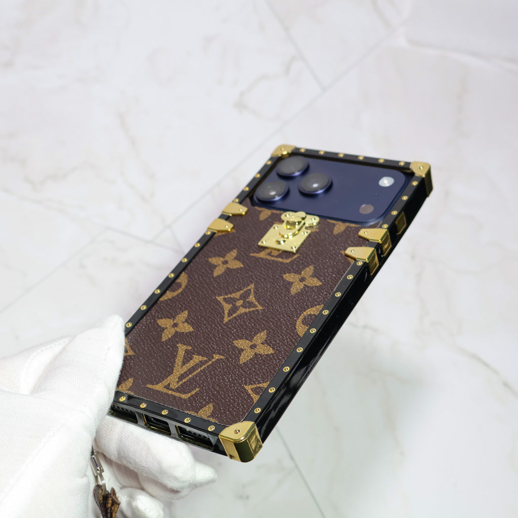Trunk Style Lv Phone Case For 12-17 / Pro / Pro Max / Plus / Air