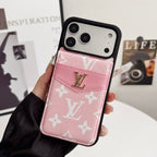 Louis V Card Holder Iphone 17 Series Case