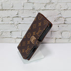 Zippered Lv Wallet Phone Case For Iphone 17 Series