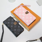 Zippered Lv Wallet Phone Case For Iphone 17 Series