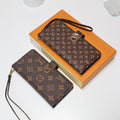 Zippered Lv Wallet Phone Case For Iphone 17 Series