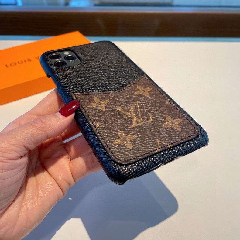 Designer Phone Case With Card Holder 11 12 13 14 15 16 Pro Max Plus Series