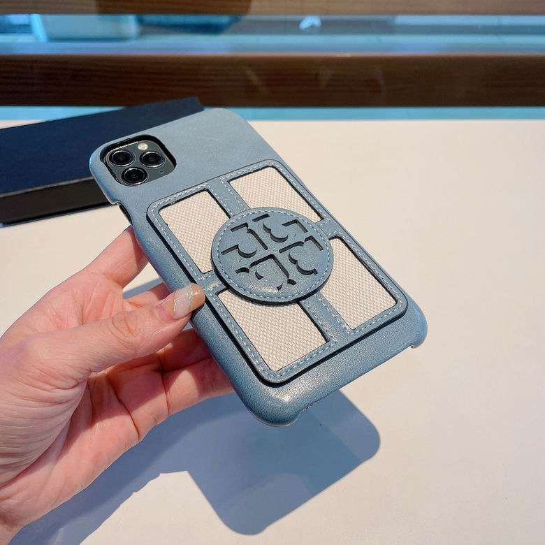 Stamped Leather Tb Iphone Case For Iphone 11 12 13 14 Pro Max
