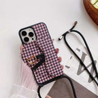 Luxury Canvas Crossbody Case Iphone 11 12 13 Pro Max