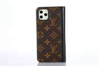 Folio Iphone Wallet Case 11 12 13 14 15 16 Pro Max Plus Accent Color Edge