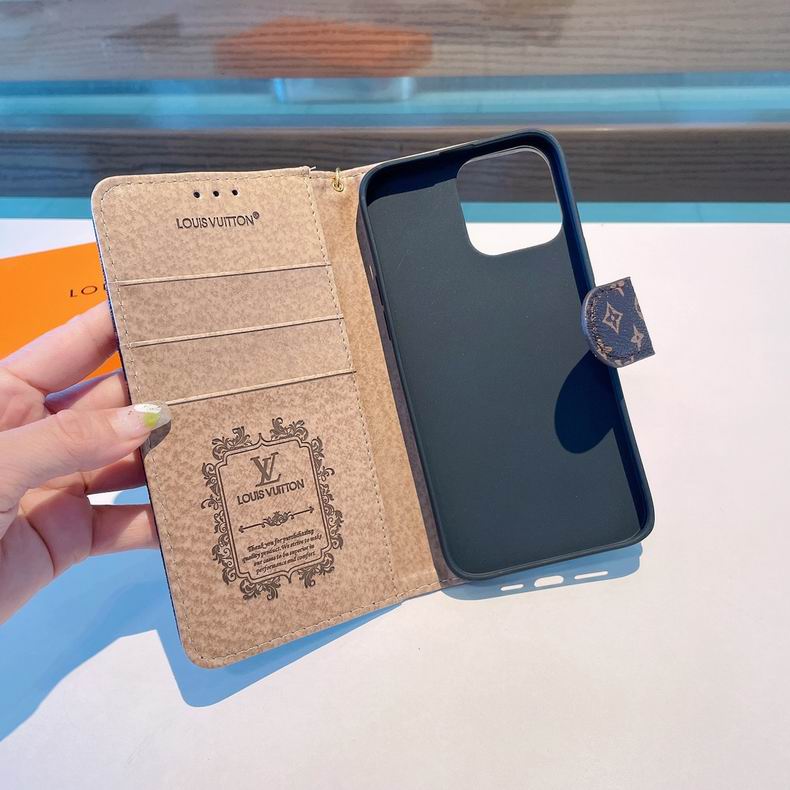 Louis Vuitton Iphone Folio Wallet Case 11 12 13 14 15 16 Pro Max Plus Series