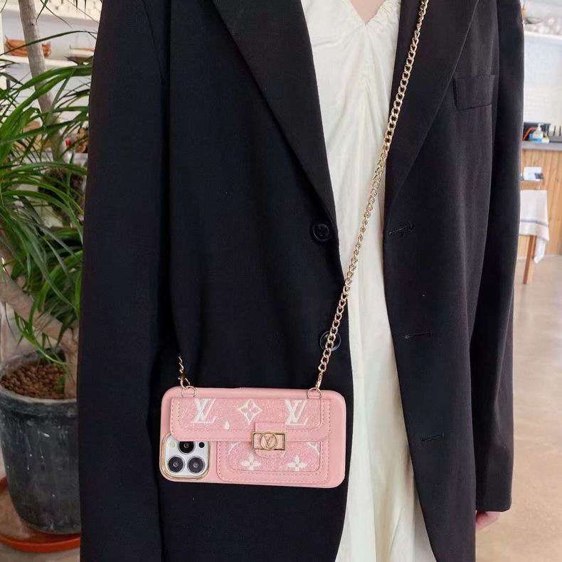 Pink Soft Canvas Crossbody Case Iphone 11 12 13 Pro Max