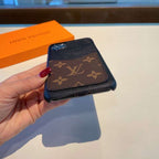 Designer Phone Case With Card Holder 11 12 13 14 15 16 Pro Max Plus Series