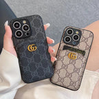 Gucci Card Holder Case Iphone 16 / 16 Pro / 16 Pro Max / 16 Plus