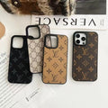 Classic Iphone Case Lv Style For 12 13 14 15 16 Pro Max Series