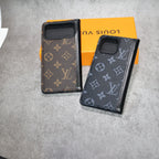 Iphone Wallet Case Lv Leather For 12-17 / Pro / Pro Max / Plus