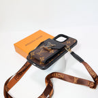 Iphone Lv Case Wallet For 12-16 / Pro / Pro Max / Plus / – Crossbody