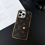 Louis V Phone Case Card Holder Iphone 12 13 14 15 16 Pro Max