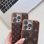 Lv Monogram Phone Case For Iphone 16 Pro Max Plus Series