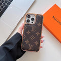 Lv Monogram Phone Case For Iphone 16 Pro Max Plus Series