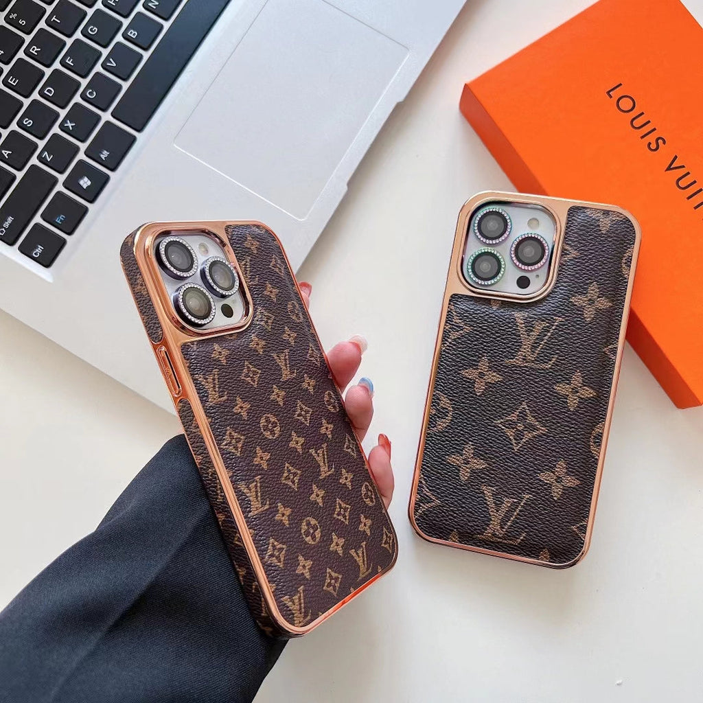 Lv Monogram Phone Case For Iphone 16 Pro Max Plus Series