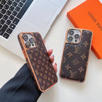 Lv Monogram Phone Case For Iphone 16 Pro Max Plus Series